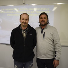 Professores Leandro Bugoni e Günther Gehlen